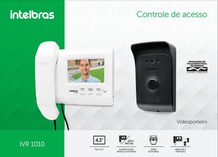Imagem de Vídeo Porteiro Intelbras IVR 1010 com Monofone e Visão Noturna