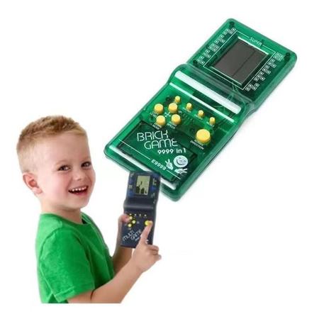 Video Game de Mao Mini Game Portatil Infantil Antigo Com 9999 Jogos Em 1  Console Movido a Pilha Kids