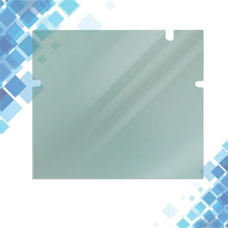 Imagem de Vidro temperado verde 08mm para bascula 60x60