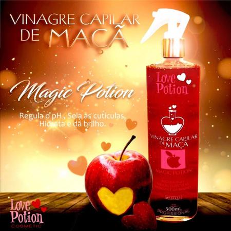 Imagem de Vinagre Capilar de Maçã 500ml Love Potion Equilibra PH