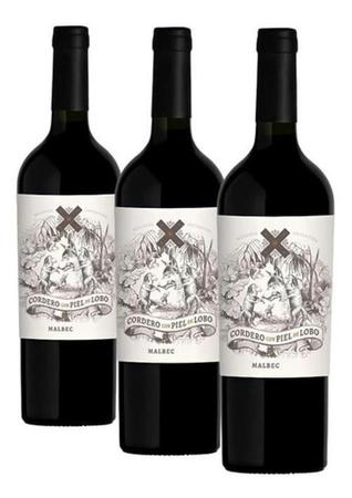 Imagem de Vinho Cordero Con Piel De Lobo Malbec 750 Ml - Kit Com 03 Un