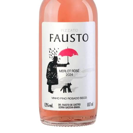 Imagem de Vinho fausto merlot rose 187ml