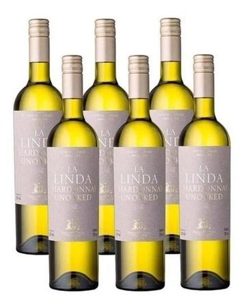 Imagem de Vinho La Linda Chardonnay Kit Com 06 Unidades 750Ml