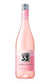 Imagem de Vinho Latitud 33 Malbec Rosé 750ml.