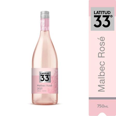 Imagem de Vinho Latitud 33 Malbec Rosé 750ml