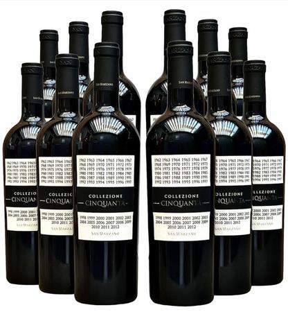 Imagem de Vinho San Marzano Collezione Cinquanta  Kit com 12 Garrafas  Oferta