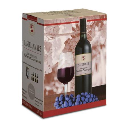 Imagem de Vinho Tinto Seco Cabernet Sauvignon Castellamare Bag-in-Box 3 litros