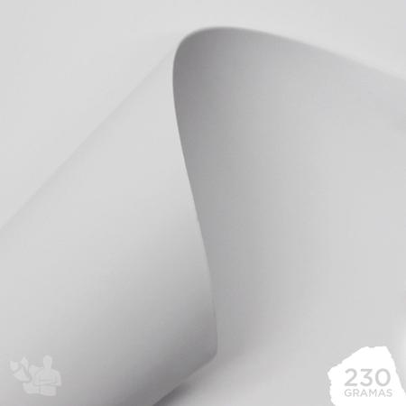 Imagem de Vinil Adesivo Branco Fosco (80 Micra) 330x480mm 25 Folhas