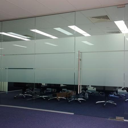 Imagem de Vinil Adesivo Jateado Porta Blindex Box Banheiro Janela Vitrine Película Jateada Cristal 2x0,75mts