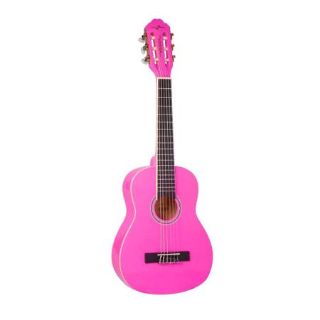 Imagem de Violão Acústico Infantil Vogga VCA85 PK 1/4 Nylon Rosa