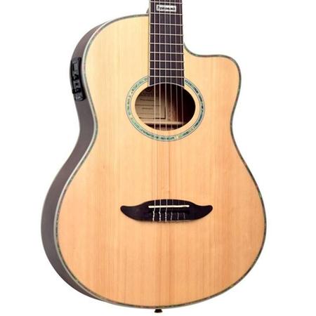 Imagem de Violão Elétrico Flat Cutaway Nylon Gnf3 Ceq Ns Giannini