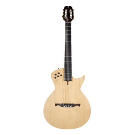 Imagem de Violão Elétrico Flat Tagima Modena Nylon Natural Fosco - Tarraxas Douradas - Captação Piezo