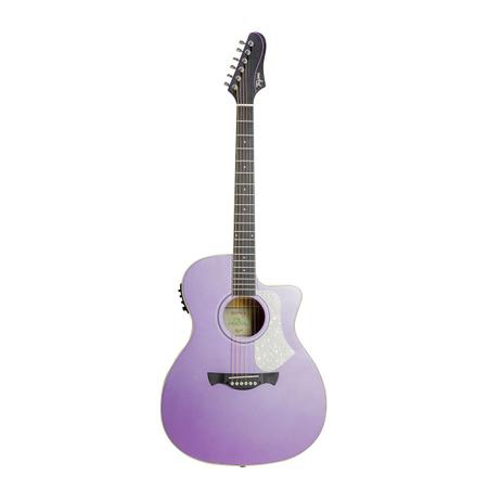 Imagem de Violão Elétrico Tagima Metallic lilac satin Aço cutaway