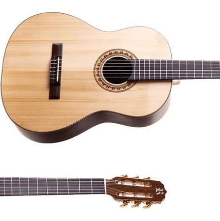 Imagem de Violão Eletroacústico Rozini Cordas Nylon Tampo Maciço Rx210