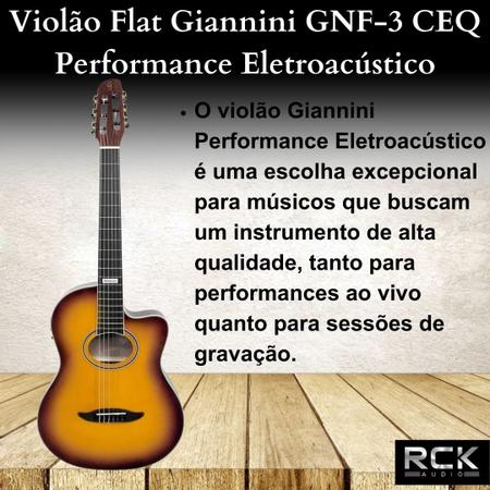 Imagem de Violão Flat Giannini GNF-3 CEQ Performance Eletroacústico