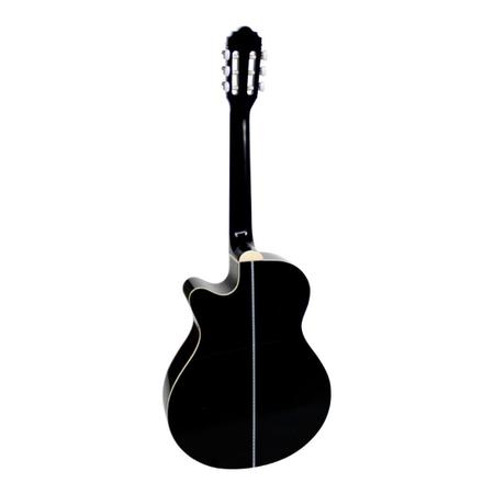 Imagem de Violao Giannini Performance GNF-1D CEQ BK Nylon Eletrico Preto Brilhante