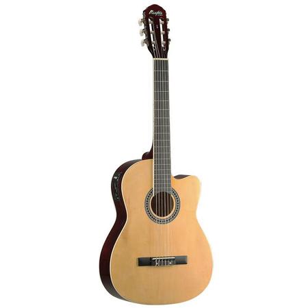 Imagem de Violão Nylon Tagima Memphis Ac60 Natural Elétrico + Capa