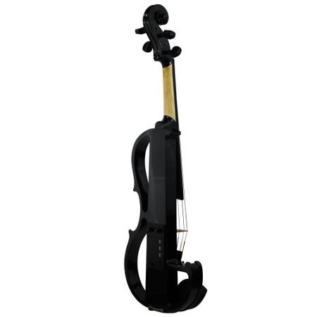 Imagem de Violino Elétrico Orquezz Classic 4/4 Preto Madeira Maciça