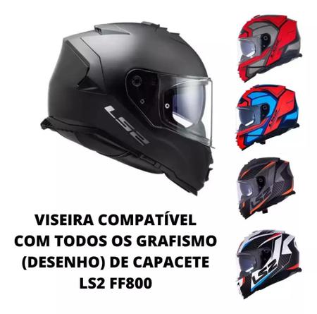 Imagem de Viseira Capacete Ls2 Ff320/stream/ff353 Rapid 2.2mm Cristal