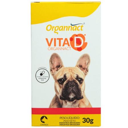 Imagem de Vita D 30G Organnact Suplemento Vitamínico Para Cães