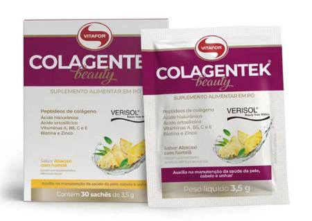 Imagem de Vitafor - Colagentek Beauty - 30 Sachês - Abacaxi c/ Hortelã