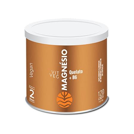 Vital Veg - Magnésio Quelato - B6 Vegano - Vital Atman 120 caps