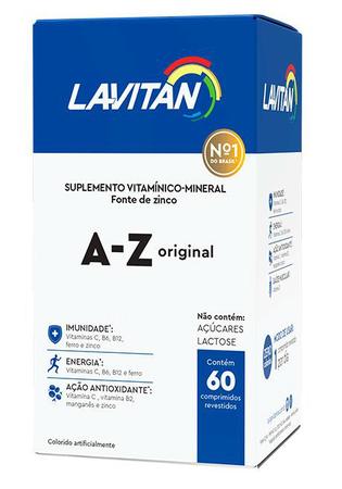 Suplemento Vitamínico-mineral Lavitan A-z Original 60 Comprimidos - D'Or  Mais Saúde