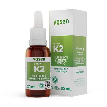 Imagem de Vitamina K2 (MK-7) Ydrosolv Yosen - Um Novo Conceito em Suplemento Alimentar (30 mL)