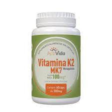 VITAMINA K2 MK7 - MENAQUINONA 60caps 350mg - Supra ervas Imagem de VITAMINA K2 MK7 - MENAQUINONA 60caps 350mg - Supra ervas