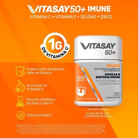 Imagem de Vitasay50+ Imune 30 Comprimidos