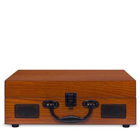 Imagem de Vitrola Raveo Sonetto - Toca-Discos, Bluetooth, USB que reproduz e grava Wood