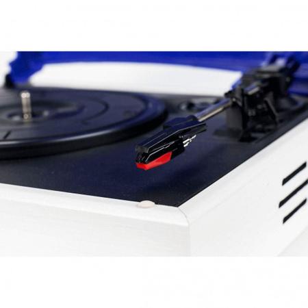 Imagem de Vitrola Toca Discos Treasure - Blue Royal / White - com software de gravação para MP3