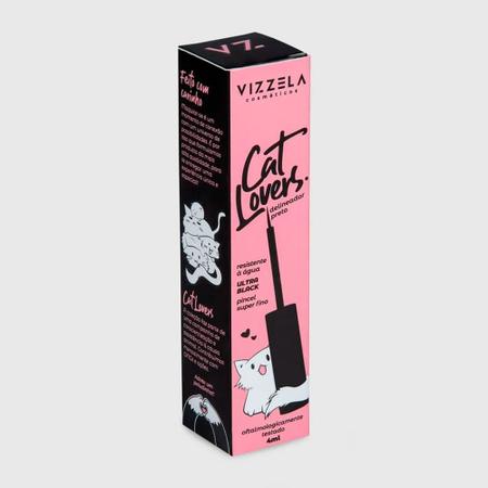 Imagem de Vizzela Cat Lovers Preto - Delineador 4ml