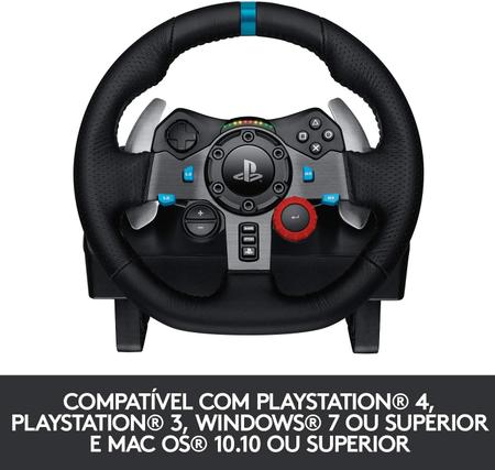 Volante Logitech G923 com pedal + Câmbio Driving Force Shifter para X-box -  Controle Simulador - Magazine Luiza