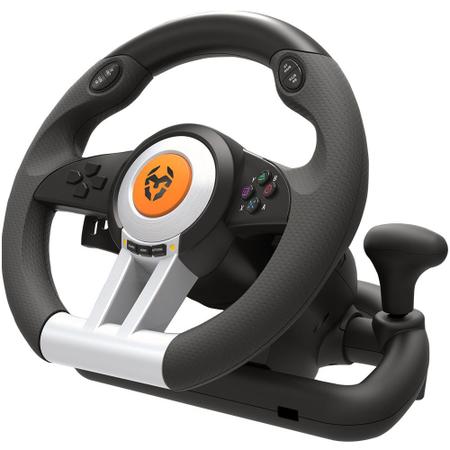 Volante de Jogos NOX Krom K-Wheel para PS4, PS3, Xbox One, PC - NXKROMKWHL  - Controle Simulador - Magazine Luiza