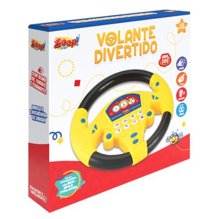 Volante Divertido Gira 360° Interativo - Zoop Toys