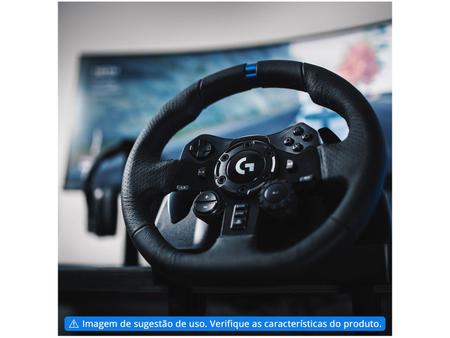 Kit Volante Logitech G923 para PS5, PS4 e PC com Force Feedback TRUEFORCE,  Acabamento em Couro + Jogo Gran Turismo 7 Edição Standart, PS5