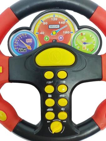 Volante de Brinquedo Infantil com Luzes Sons e Jogo do Carrinho no Shoptime