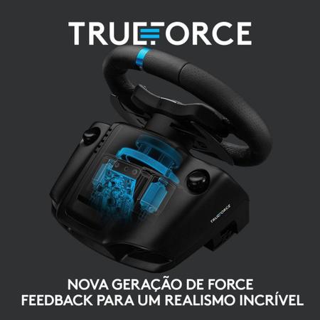 Volante Logitech G923 com pedal + Câmbio Driving Force Shifter para PS5 PS4  PS3 e PC - Controle Simulador - Magazine Luiza