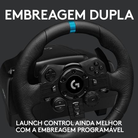 Volante Logitech G923 com pedal + Câmbio Driving Force Shifter para PS5 PS4  PS3 e PC - Controle Simulador - Magazine Luiza