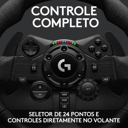 Volante Gamer Logitech G923 para PS5, PS4 e PC TRUEFORCE e Pedais  Responsivos