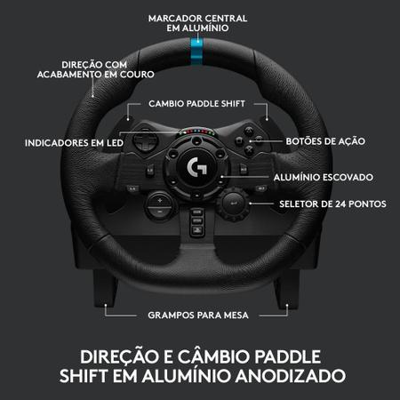 Volante Logitech G923 (para PS5, PS4 e PC com Force Feedback