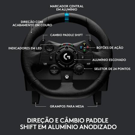 Imagem de Volante Logitech G923 para Xbox Series XS, Xbox One e PC com TRUEFORCE, Pedais Responsivos, Launch Control - 941-000157