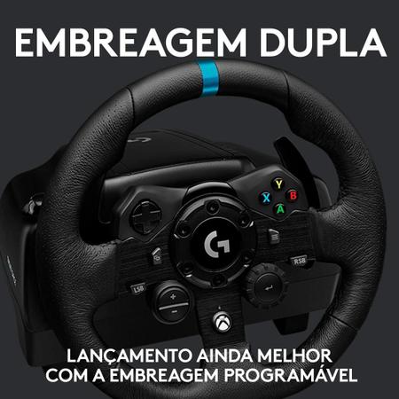 Volante Logitech G923 Xbox, X, One E Pc,Pedais - 941-000157 com o