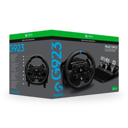 Volante Logitech G923 para Xbox Series X, S, Xbox One e PC com TRUEFORCE,  Pedais Responsivos, Launch Control - 941-000157
