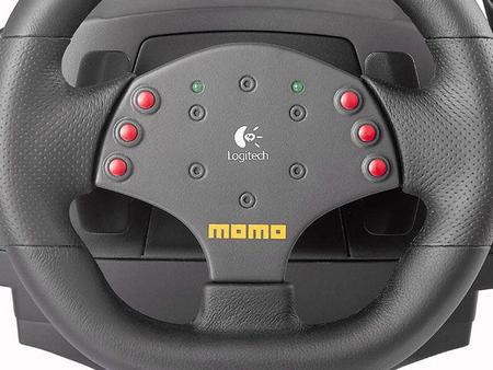 Volante Momo Racing Force Feedback Wheel p/ PC - Logitech - Controle  Simulador - Magazine Luiza