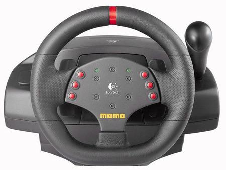 Volante Momo Racing Force Feedback Wheel p/ PC - Logitech - Controle  Simulador - Magazine Luiza