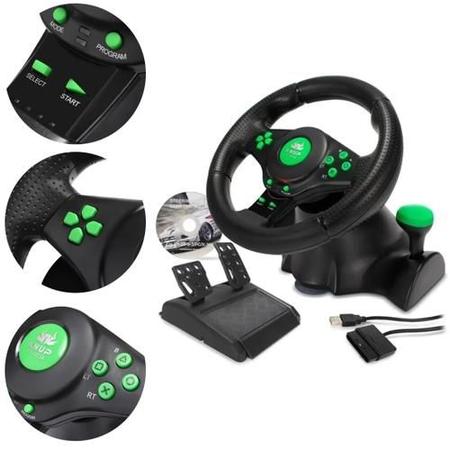 Volante Joystick Vibraço Gamer KP KaBuM