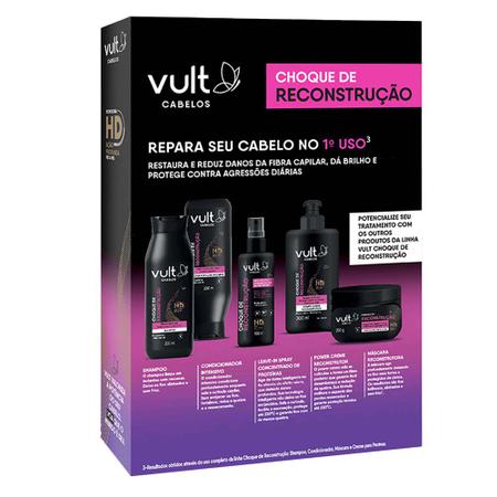Imagem de Vult Choque de Reconstrução Kit -  Shampoo + Condicionador