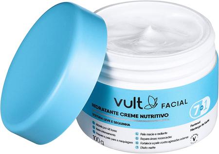 Imagem de Vult creme hidratante facial nutritivo 7 em 1 azul 100g